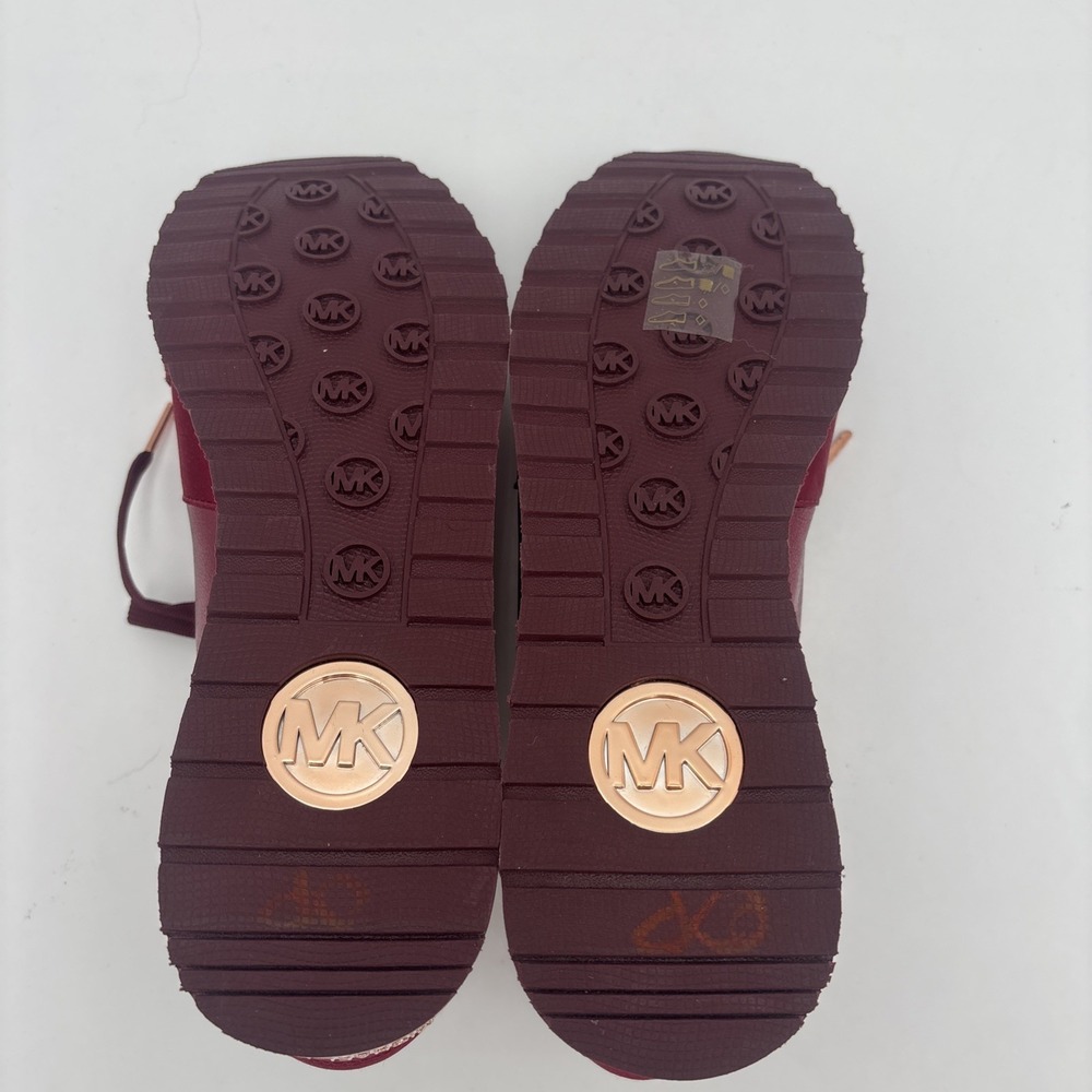 Michael kors Trainers - Girls. Burgundy. Brand new Size 10 Girls M/1 - Picture 8 of 12